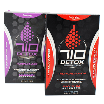 Pure 710 Detox Premium Instant Fast Cleansing Drink & Capsules Two Flavors - 24 Ounce - Same Day Detox