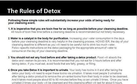 Rescue 10 Day Permanent Detox Best Detox Capsules Full Body Cleanse Dietary Supplement