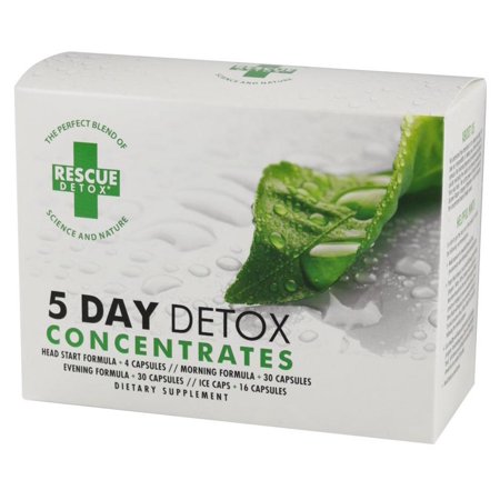 Rescue 5 Day Permanent Detox Concentrates Best Detox Capsules Full Body Cleanse Dietary Supplement