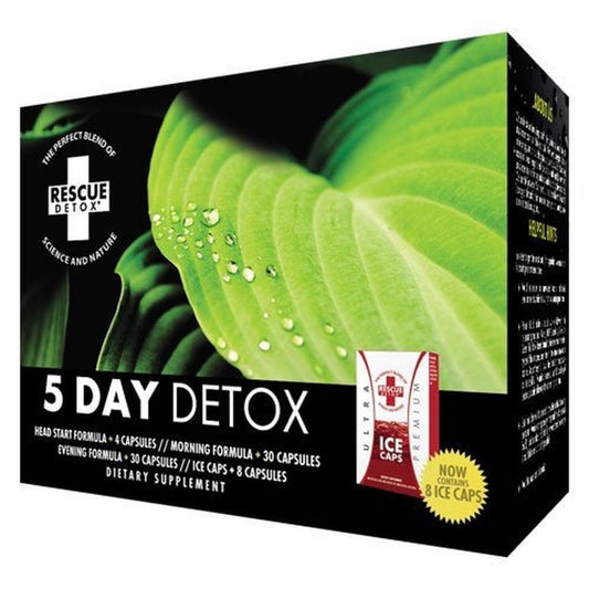 Rescue 5 Day Permanent Detox Best Detox Capsules Full Body Cleanse Dietary Supplement