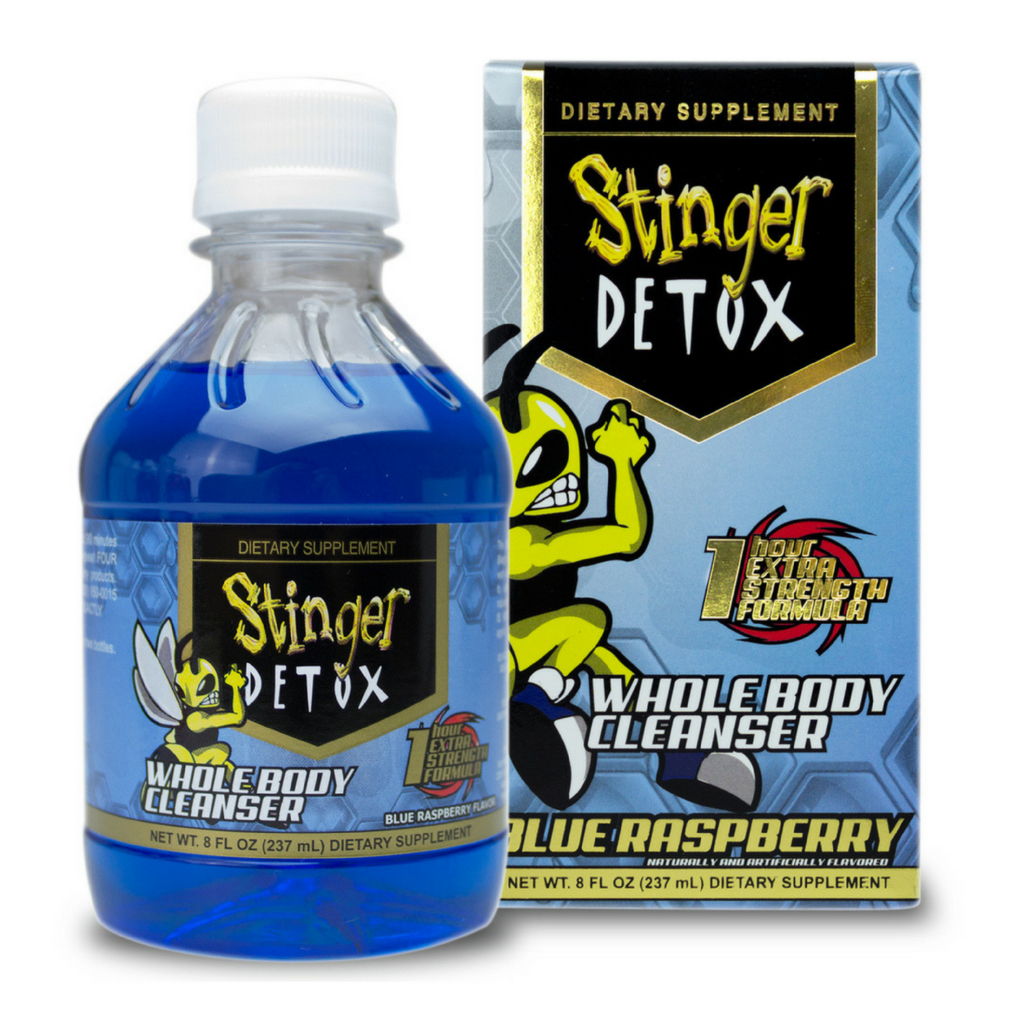 Stinger 1 Hour Detox Liquid Drink Whole Body Cleanser 3 Flavors 8oz – Same Day Detox